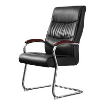 誉卓远 弓形电脑椅家用舒适办公桌椅 老板椅子西皮会议凳子靠背座椅