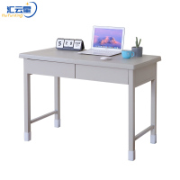 汇云星办公桌冷轧钢板 灰白色 二抽