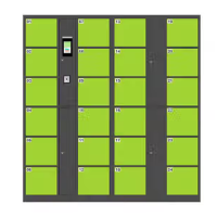 汇云星24格人脸识别系统 手机存放柜HY-RLXTCFG-24 高611*宽500*深310