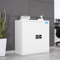 华豫勤匠保密柜资料档案柜钢制文件柜储物柜单节无抽电子密码锁