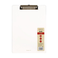 齐心 A7644 竖式注塑磨砂板夹 A4