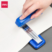 得力(deli)0414S订书机 12#50页旋转式订书机 厚层订书器 中缝装