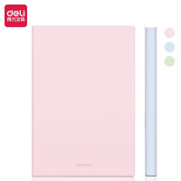 得力(deli)22283肤感软皮面本 小清新糖果色日记本记事本A5/96张