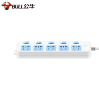 公牛(BULL)GN-316 新国标5插位 分控 插板插座插排 1.8米线