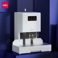 得力(deli)14601激光定位自动会计财务凭证装订机 热熔胶铆管装订