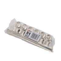 晨光ABS92639山形票夹145mm2个/袋(单位:袋)银色