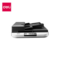 得力(deli)S3280国产扫描仪 高速馈纸式+平板式双平台办公文档A3