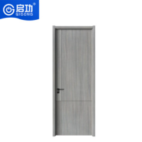 启功QG-M1250实木复合板安全防盗门 单位小区住宅推拉入户防盗门