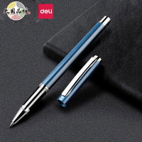 得力 S82 0.5mm 金属中性笔 子弹头签字笔商务书写用笔男女学生办
