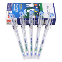 晨光MF2018中性笔12支装0.38mm米菲针管签字笔水笔财务笔 书写工