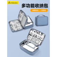 Milooky收纳包双层超大号29*22.5*12.5CM 平板电脑ipad手提内胆包11/12.9英寸 气质黑