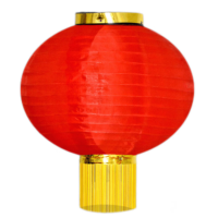京训防水大红灯笼户外拉丝折叠圆灯笼 10寸加厚款 春节装饰