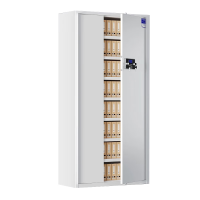 举冠保密柜文件柜铁皮柜密码柜(加厚钢材)通门8层(密码+双钥匙)厚0.8mm优质冷轧钢-无甲醛