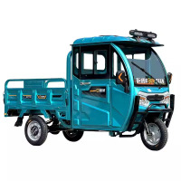 国威电动三轮车GW1800DZH-8全封闭驾驶室 超致爬坡版新能源电池60V/70A