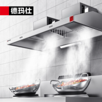 德玛仕CXW-ST200商用智能油烟机 不锈钢吸 2米双头 含基础安装