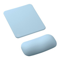 山业(SANWA SUPPLY)MPD-GEL25BL 硅胶鼠标垫 付腕托 125*150mm(计