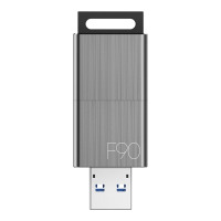 忆捷(EAGET)F90 U盘32GB USB3.0高速金属推拉式车载商务优盘 防尘