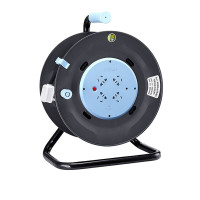 公牛 单相接线盘 GN-804 50M 1.5平方 1 个 卷线插座 延长线盘 移动插座 拖线盘 线盘插座