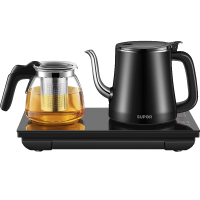 苏宁 苏泊尔 电茶炉套装 SW-08C07 全自动上水壶茶台一体玻璃养生壶