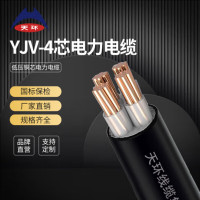 天环 国标YJV 4芯4/6/10/16/25平低压铜芯电缆线 YJV-4*16 交联聚乙烯 无氧铜 聚氯乙烯