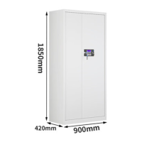 京训保密柜 加厚电子密码锁文件柜[通门无抽屉] 四层