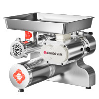 志高绞肉机不锈钢多功能大功率绞切一体机 1800W高配大盘款丨半钢丨绞切二用丨纯铜电机