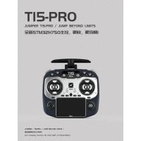 京训 T15pro遥控器穿越机RDC90霍尔摇杆ELRS接收机2.4G遥控器 灰蓝派
