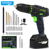 东成 25V锂电手电钻充电式工业级钻电动螺丝刀冲击钻电动工具 16V双速冲击钻一电一充-彩盒装