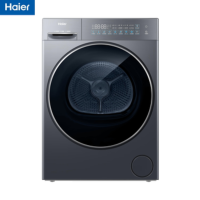 海尔超越系列GA100-58A1干衣机10公斤 纯平全嵌 一键智烘+四重过滤+热泵柔烘