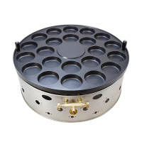 优合创佳32孔煎蛋器 商用煤气燃气红豆饼蛋堡锅