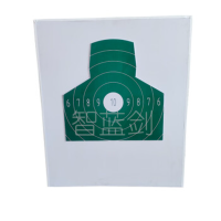 火蓝勇士激波靶标 胸环精度靶标EVA靶标 木框普通款850*730*80mm