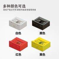 谋福 封堵塞USB端口锁 usb物理安全锁 封口塞 usb安全防尘塞可拆卸1000个装+10专用工具 红色