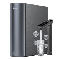 美的MRC2088-1000G星河2.0净矿净水器 双水直饮1000G 5年RO矿物质0阻垢剂 反渗透厨下式净饮机