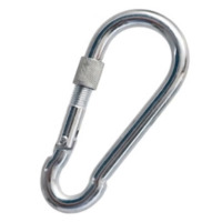 特泽瓦安全钩 逃生安全绳链接扣弹簧扣保险钩子绳索链子钥匙钩10厘米 5个/组