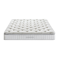 华恒臻白骑士plus床垫 2cm高纯乳胶独袋弹簧黄麻床垫 软硬适中1.2*1.9m 25CM