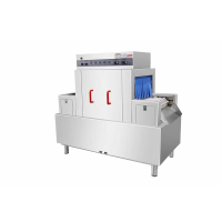 松润长龙式商用洗碗机全自动大型食堂饭店餐厅厨房刷碗洗杯消毒带烘干