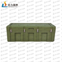 首力战神滚塑箱 储运箱物资箱空投箱器材箱 25新型1300*500*450mm带轮