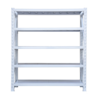 英领中型货架仓储仓库库房层架储物架 白色 主架 重型200*60*200cm*5层 500kg/层
