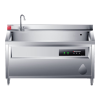 德玛仕FG-1800全自动化大型洗菜机 新品-1.8米鼓泡单槽机