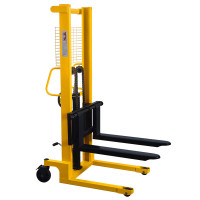 晟雕堆高车手动液压叉车 装卸搬运车-3吨1.6米工字钢