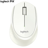 罗技(Logitech)M275鼠标无线鼠标办公鼠标右手鼠标白色 带无线2.4G接收器