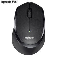 罗技(Logitech)M330 鼠标无线鼠标 办公鼠标 右手鼠标 带无线微型接收器 黑色