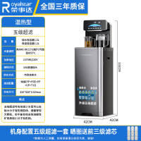 荣事达净水器冷热一体茶吧机 全自动智能上水净饮机 冰热型 五级RO反渗透 配12L原水桶 不含安装