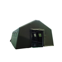 大型充气帐篷户外救援救灾应急野营帐篷 绿色充气帐篷8*12m
