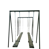 京训户外拓展体能心理行为抗眩晕训练双人浪木 平衡木