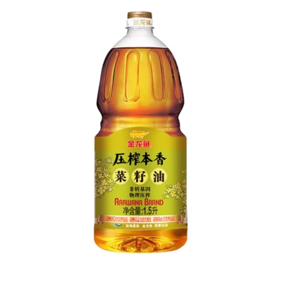 金龙鱼 压榨本香菜籽油 1.5L
