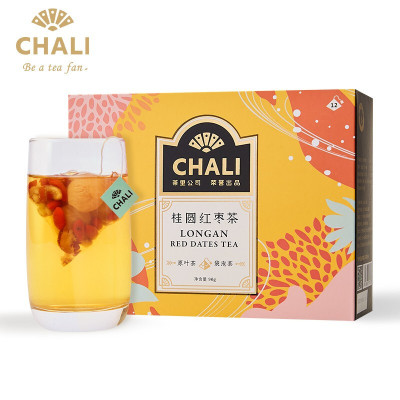 茶里(CHALI) 养生茶桂圆红枣盒装 90g