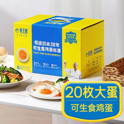 黄天鹅 可生食鸡蛋20枚 1060g/盒