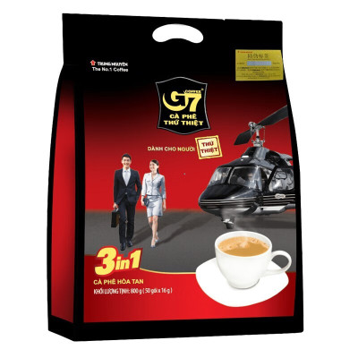 G7中原越南进口三合一速溶咖啡粉中原800g (16克*50包)越南版