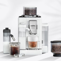 德龙(Delonghi)咖啡机 家用全自动意式19bar泵压可拆卸豆仓冷热自动打奶泡24款